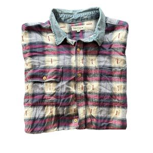 Distressed Pacsun Flannel Shirt - XL